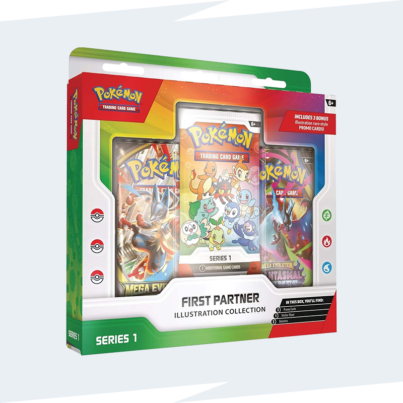 Pokemon First Partner Illustration Collection Series 1